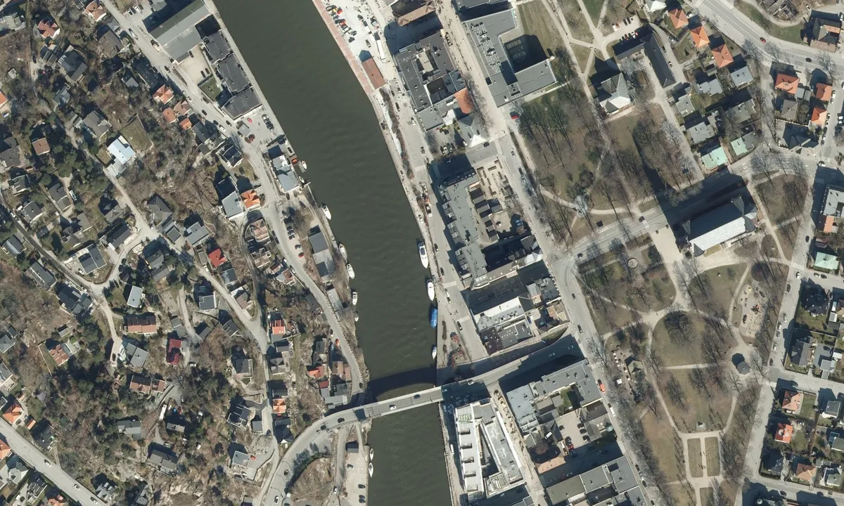 Flyfoto av Fredrikstad Gjestehavn