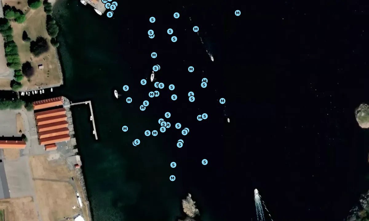 Satelite image of Fredriksvern Verft - Stavern