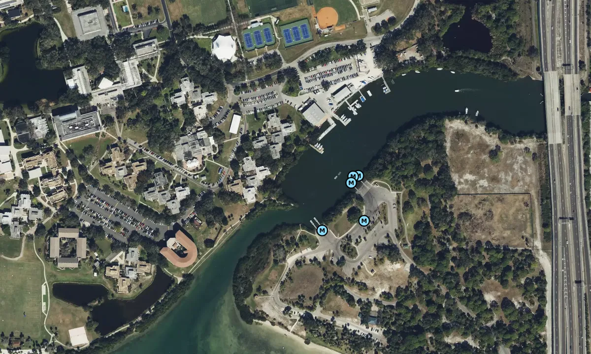 Satelite image of Frenchman Creek / Eckerd