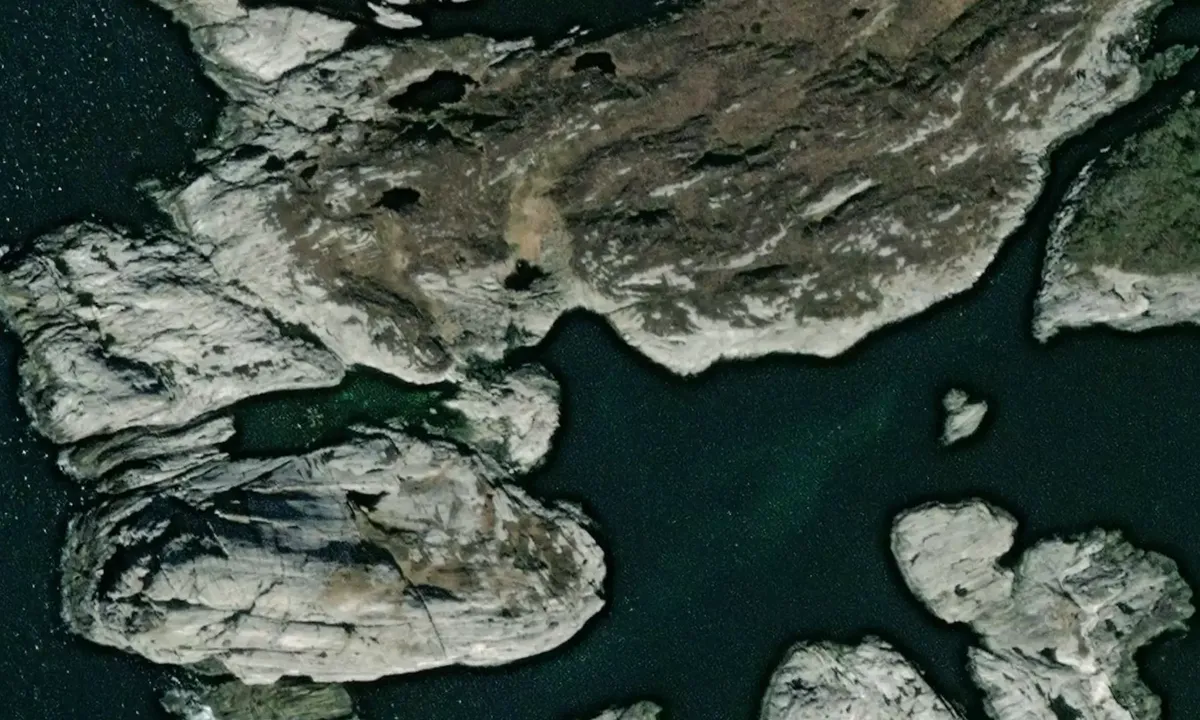 Satelite image of Frøkeila