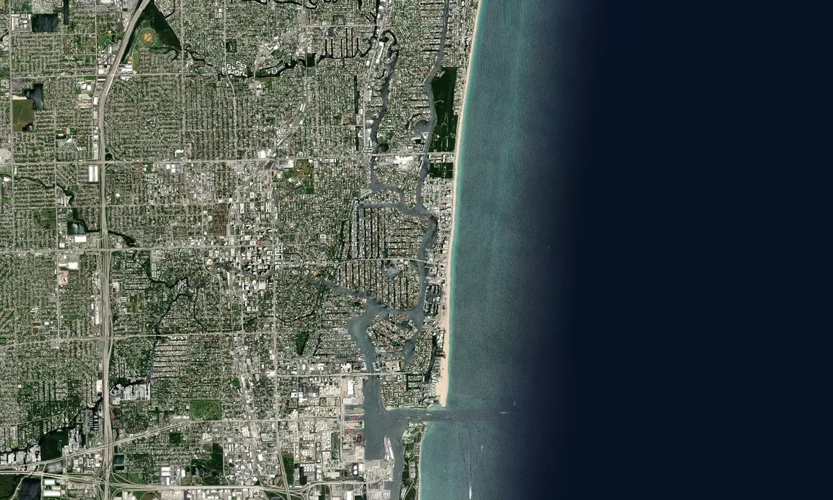 Flyfoto av Ft Lauderdale City Mooring Field