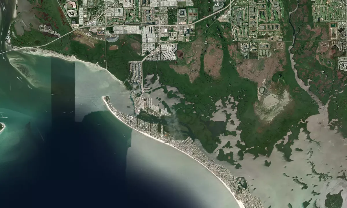 Flyfoto av Ft Myers Beach