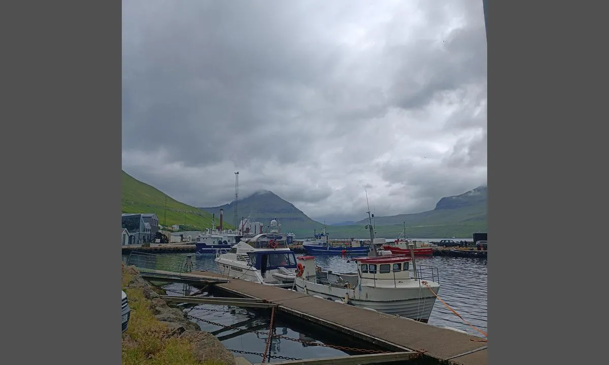 Fuglafjørðir: Vi ble henvist til diesel kaien for den ene natten vi skulle være der