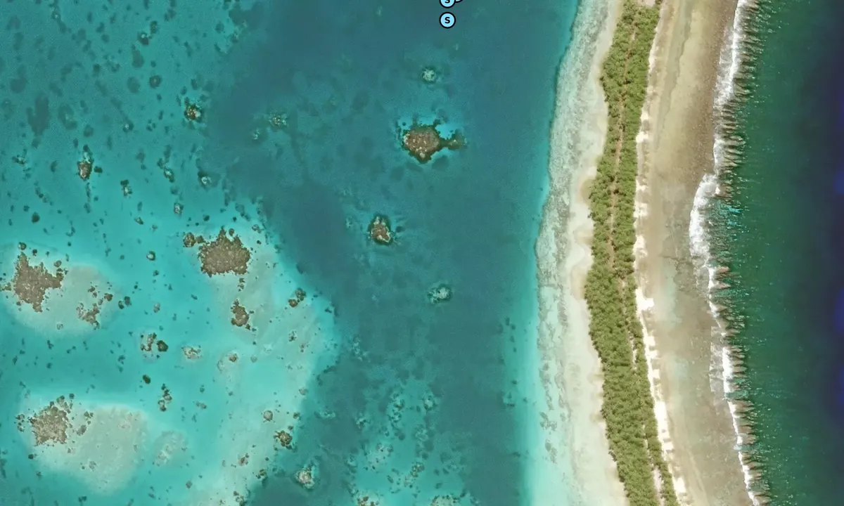 Satelite image of Funafuti South