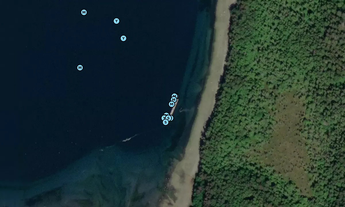 Satelite image of Funter Bay Float
