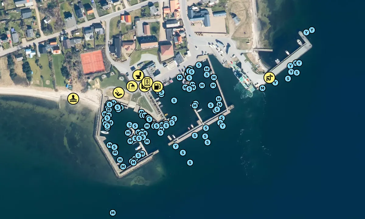 Satelite image of Fur Havn