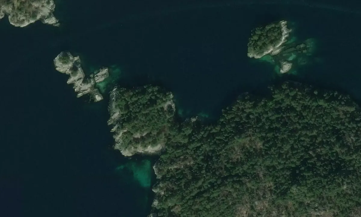 Flyfoto av Fureholmen - Lysøya