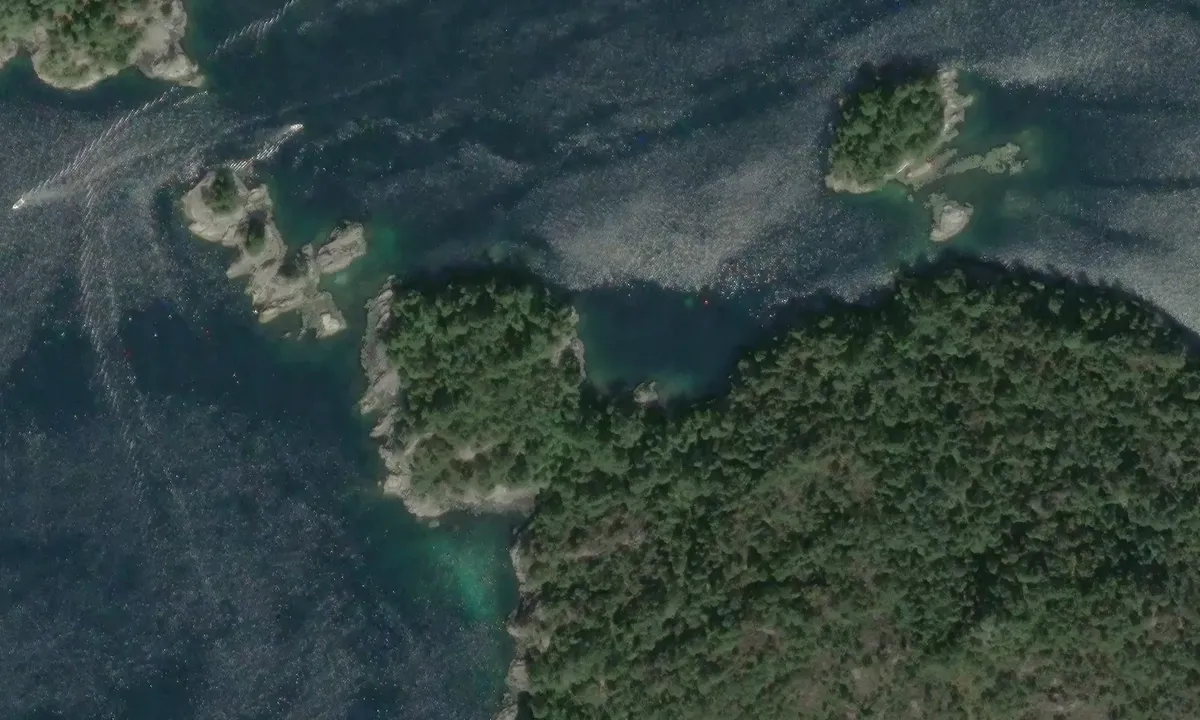Satelite image of Fureholmen - Lysøya