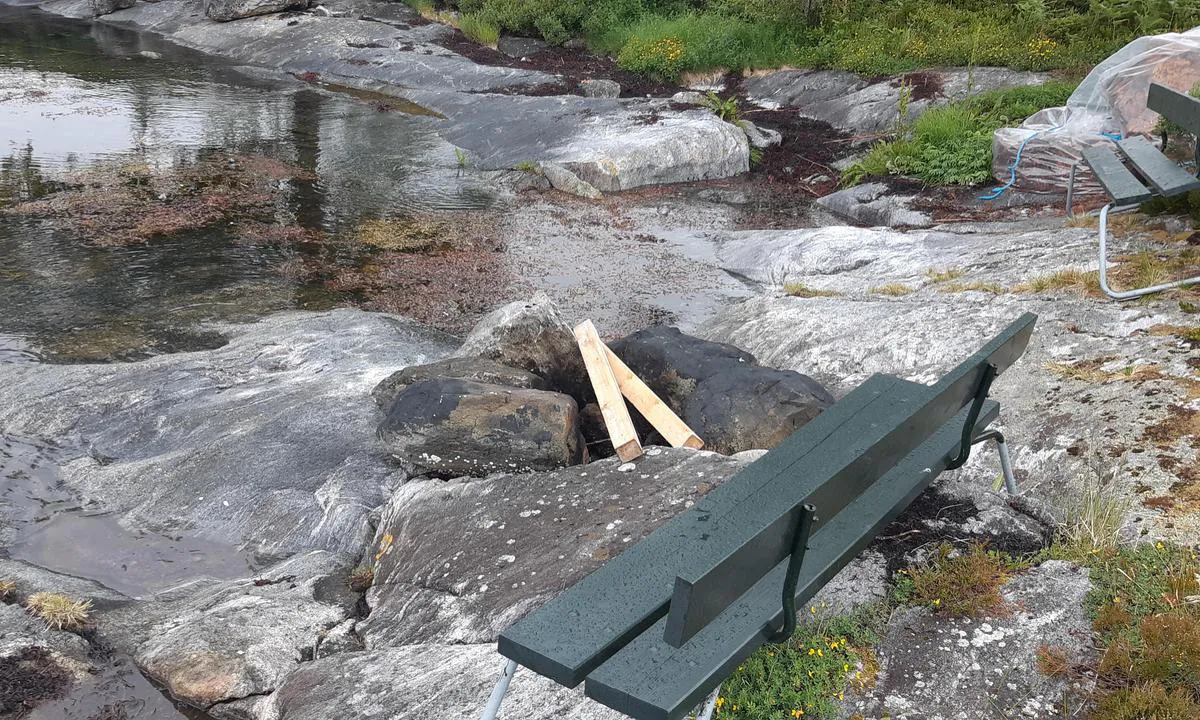 Furøya: {"base": "no", "no": "En b\u00e5lplass er opprettet i fj\u00f8ra og noen benker er satt opp i n\u00e6rheten av brygga.", "se": "En eldstad har uppr\u00e4ttats p\u00e5 strandkanten och n\u00e5gra b\u00e4nkar har st\u00e4llts upp i n\u00e4rheten av bryggan.", "en": "A fire pit has been established in the shore area, and some benches have been set up near the pier.", "da": "En b\u00e5lplads er oprettet i fj\u00e6ren og nogle b\u00e6nke er sat op i n\u00e6rheden af bryggen."}