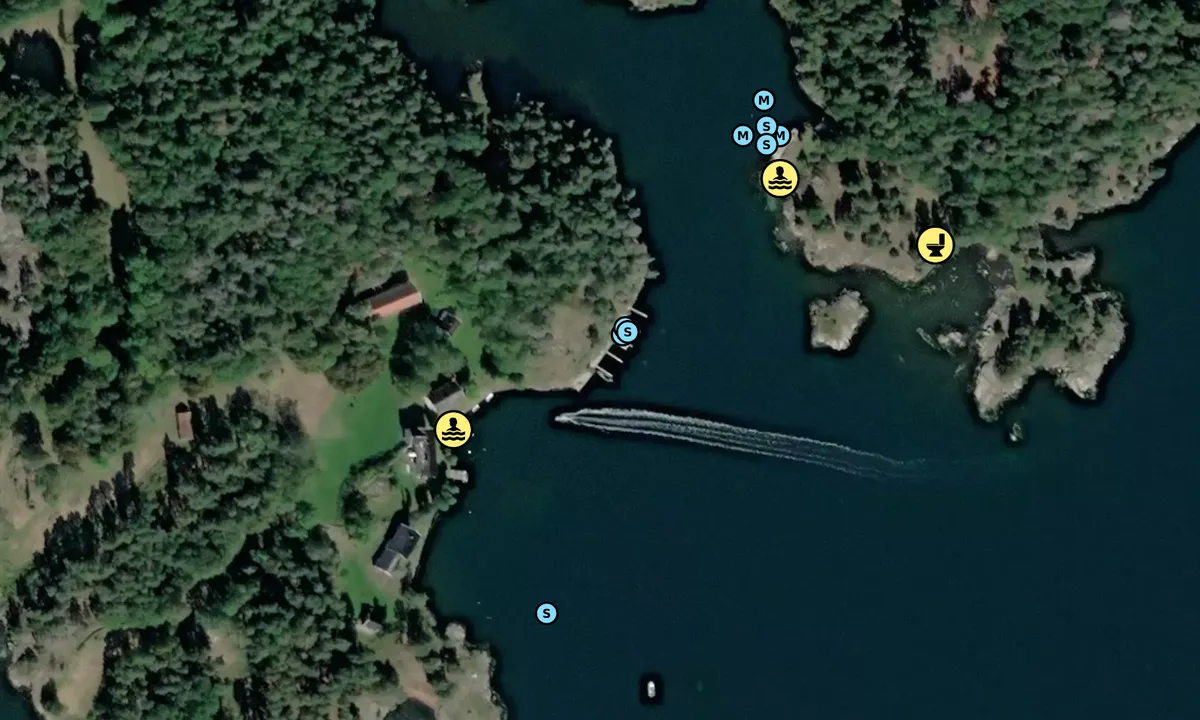 Satelite image of Furøya vertshus