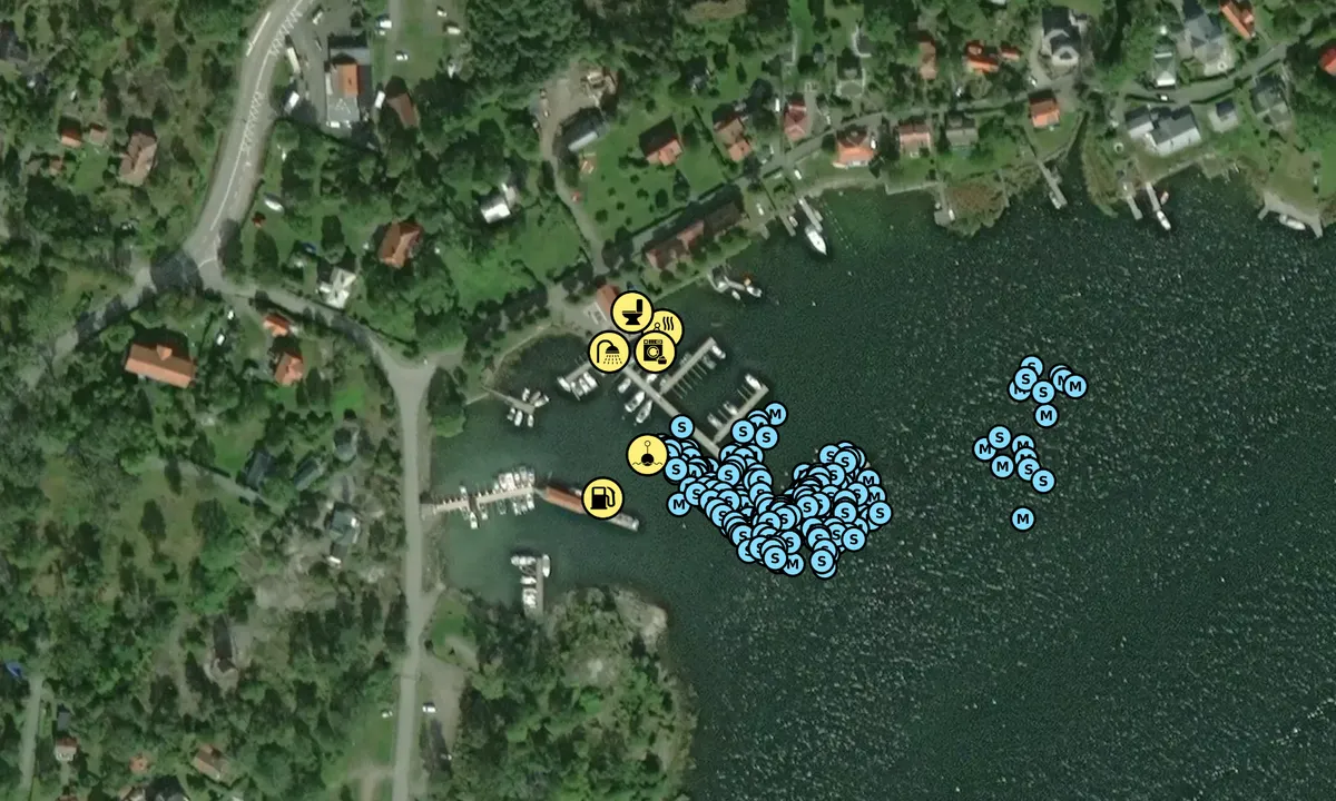 Satelite image of Furusund Gästhamn