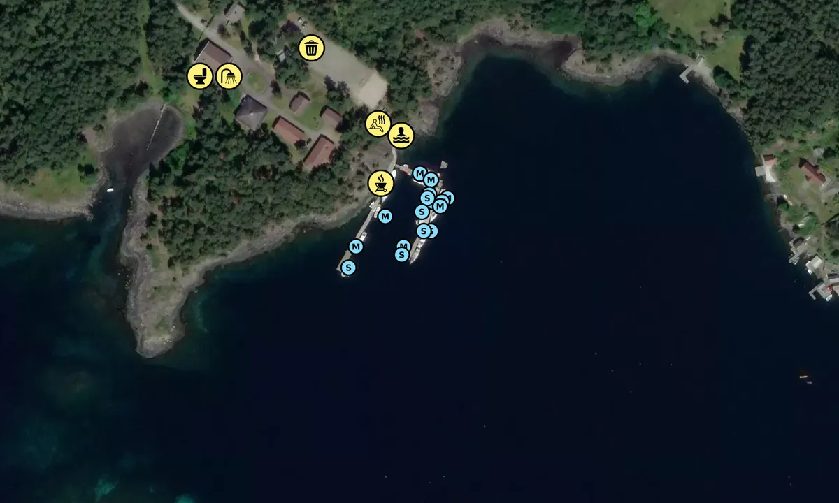 Satelite image of Furutangen misjonsenter