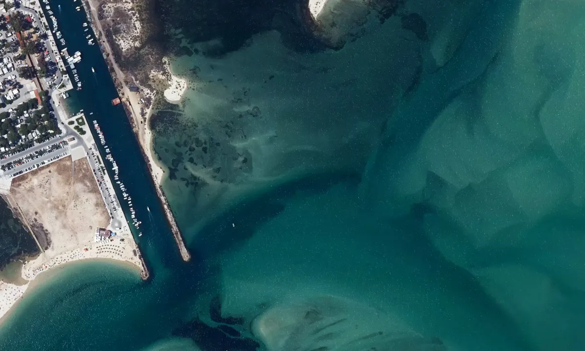 Satelite image of Fuzeta