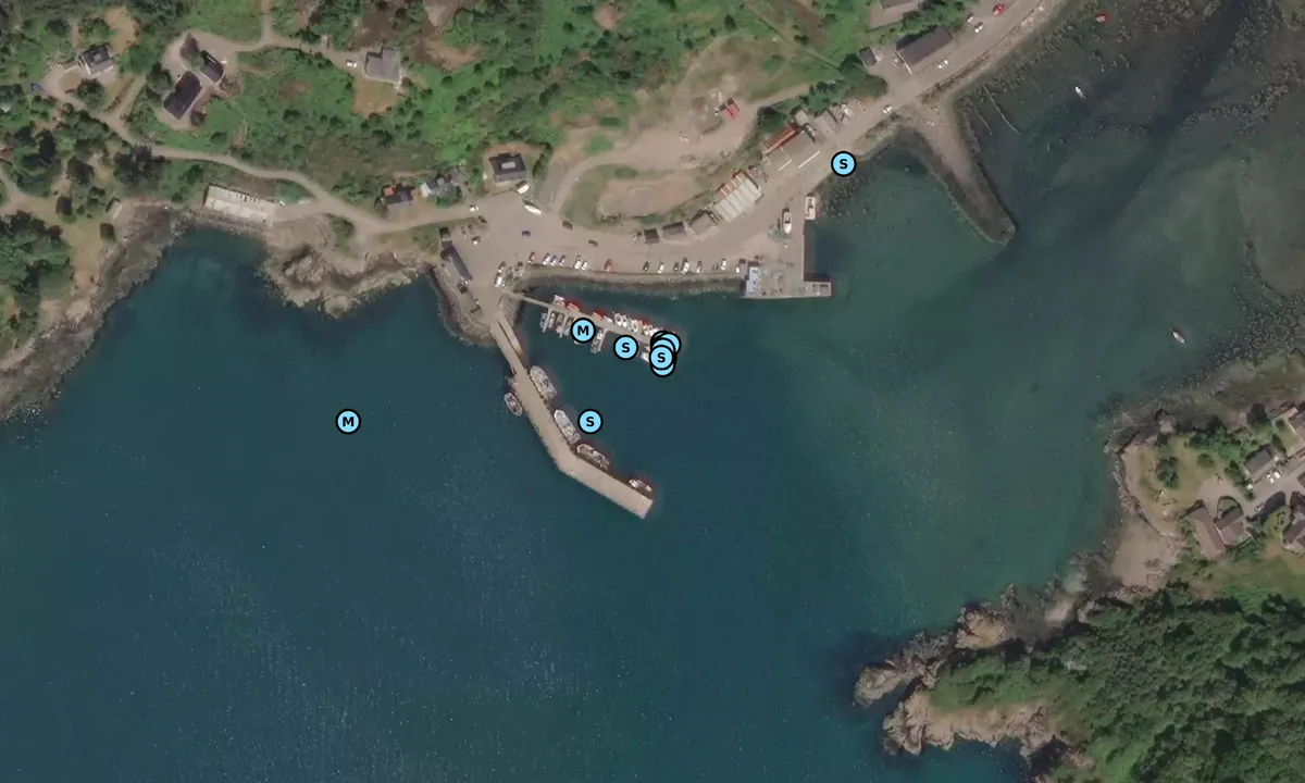 Satelite image of Gairloch Harbour