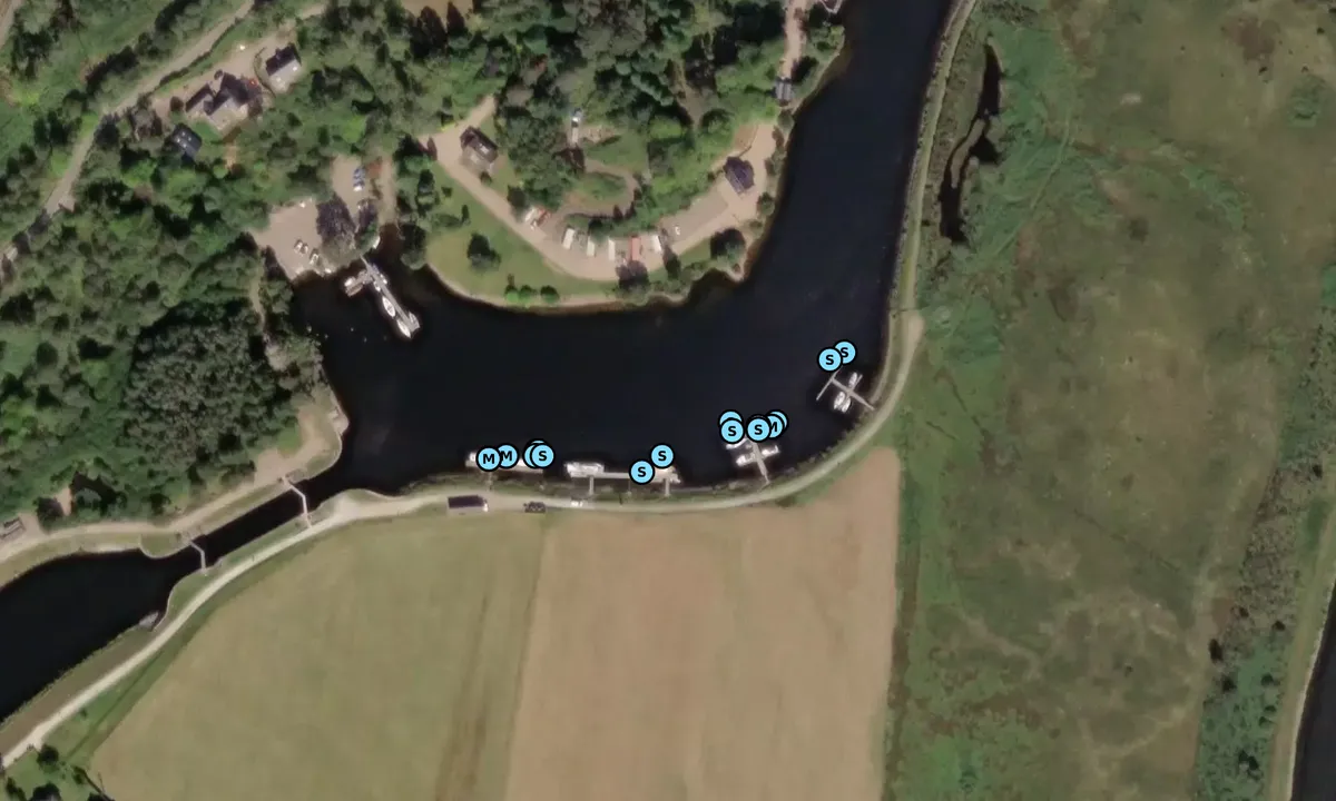 Satelite image of Gairlochy