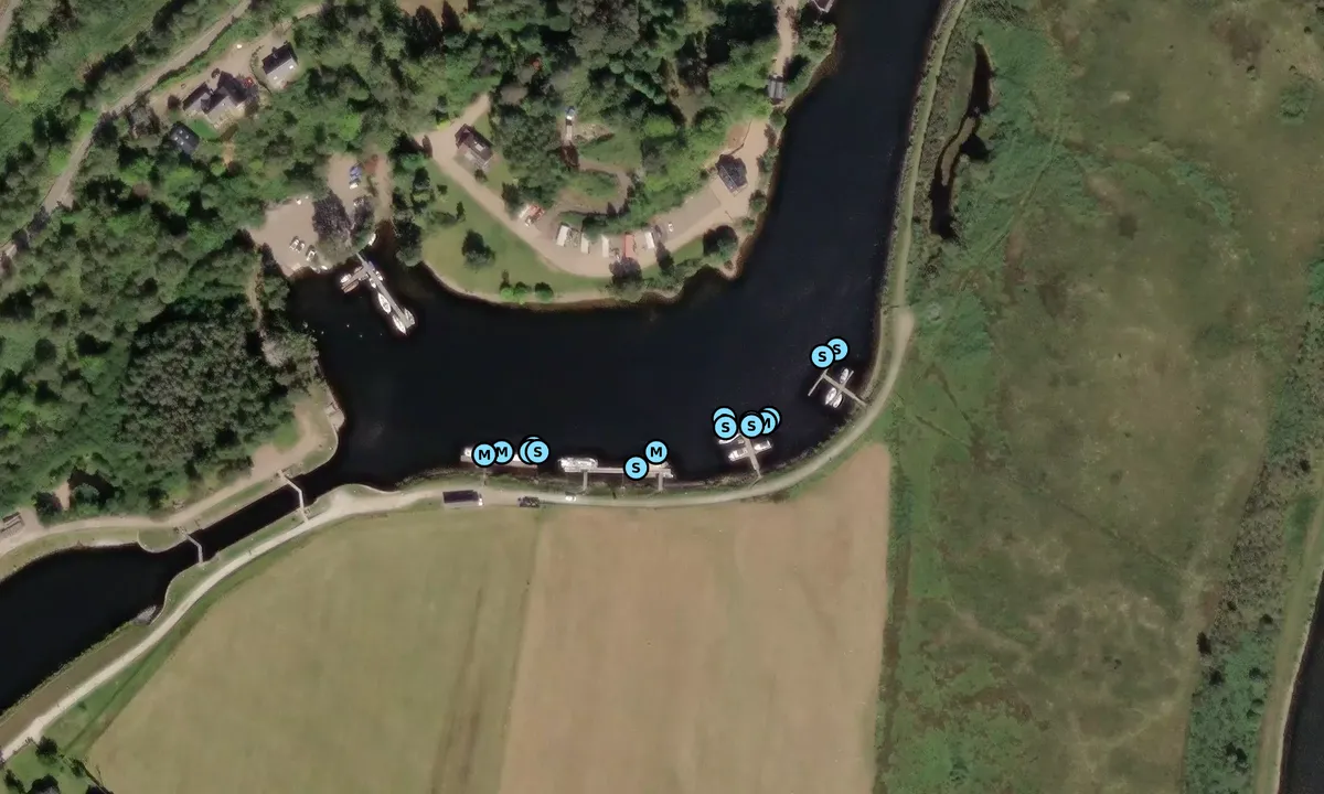 Satelite image of Gairlochy