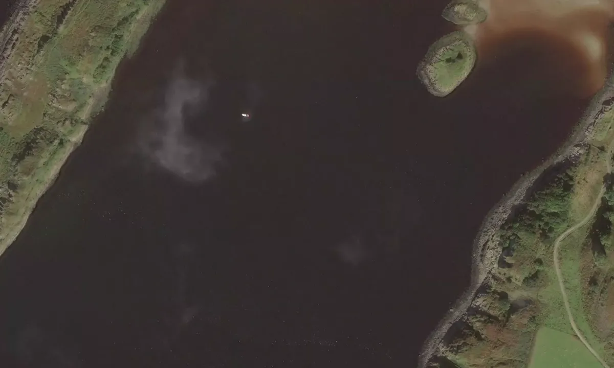 Flyfoto av Gallanach Bay 1