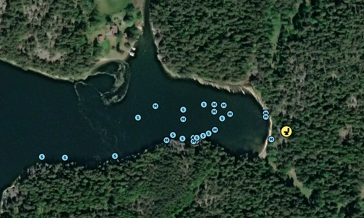 Satelite image of Gällnö - Västra Torsviken
