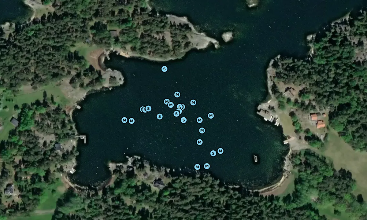 Satelite image of Gällnönäs