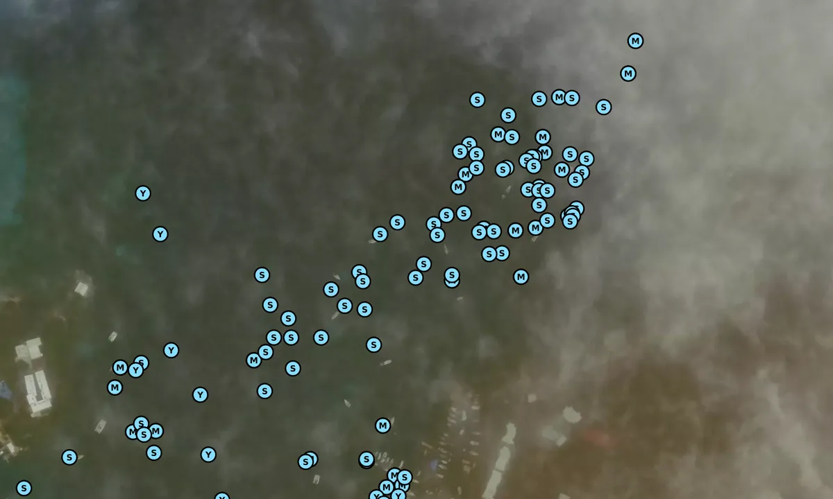 Satelite image of Gallows Bay