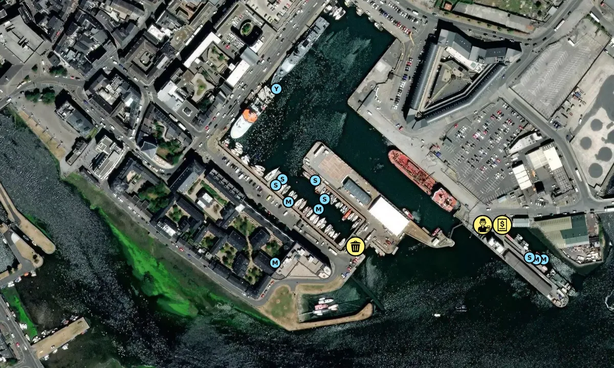 Satelite image of Galway Harbour