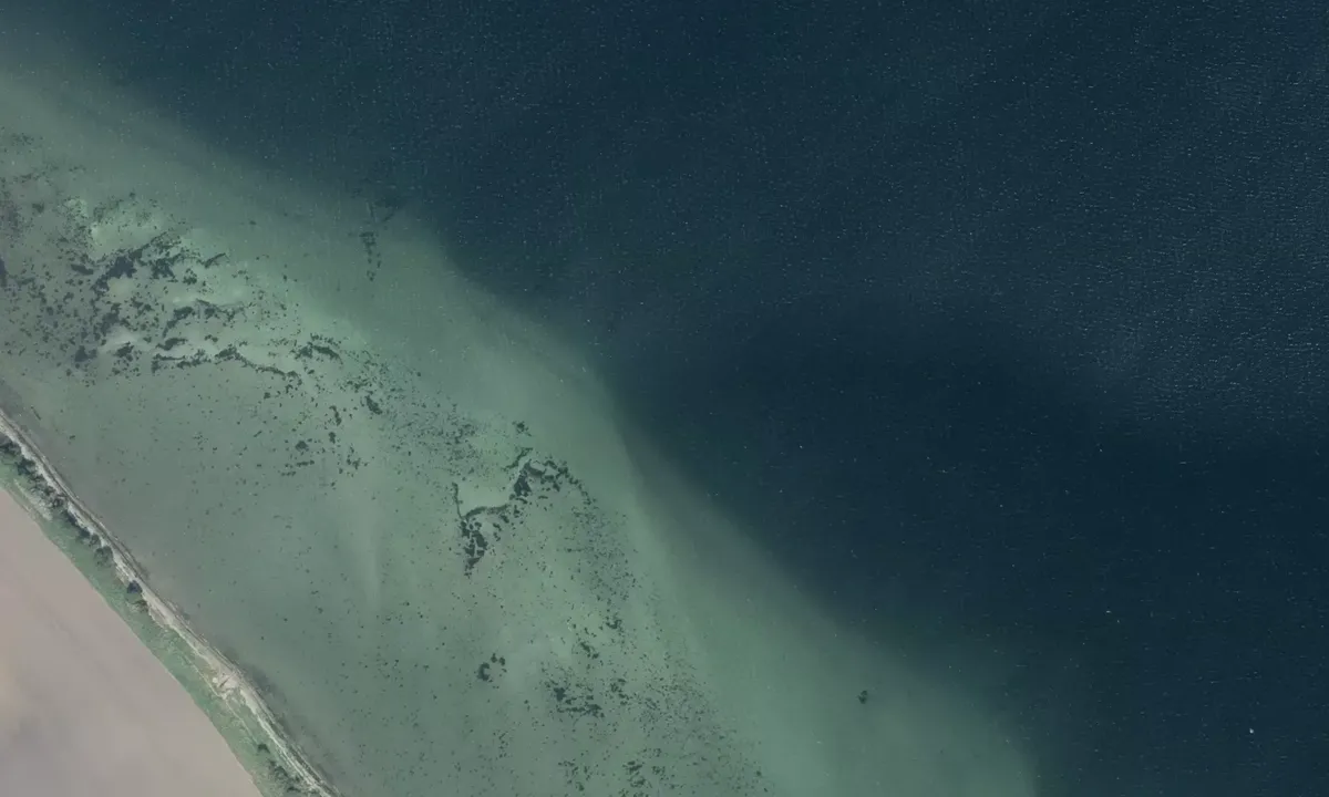 Satelite image of Gamborg fjord