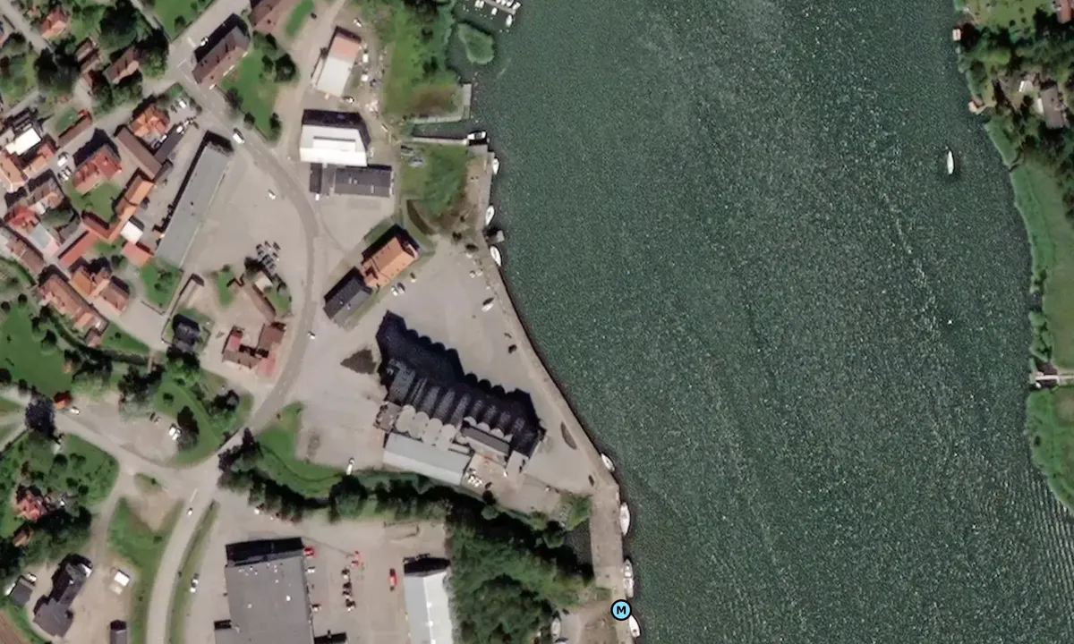 Satelite image of Gamleby