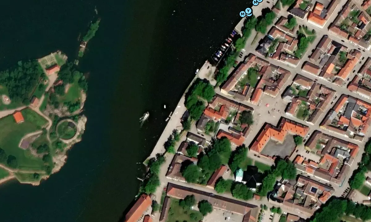 Satelite image of Gamlebyens Båtforening