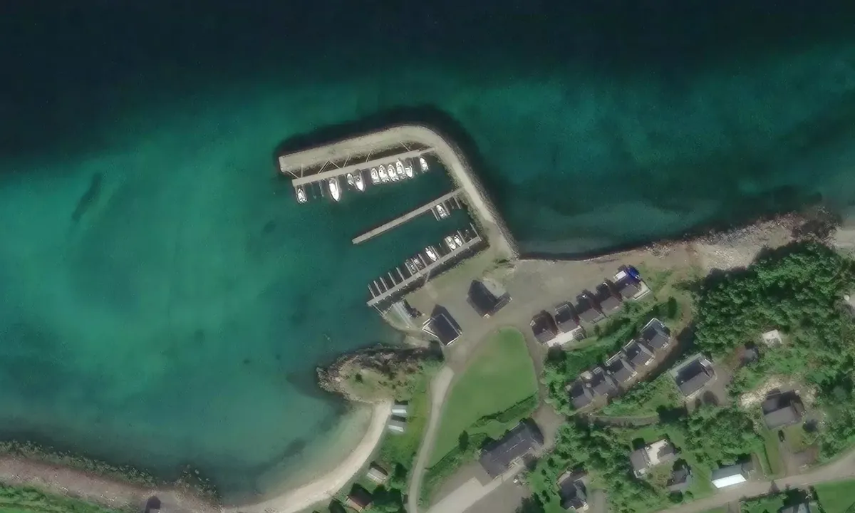 Satelite image of Gammelhamn Båtforening