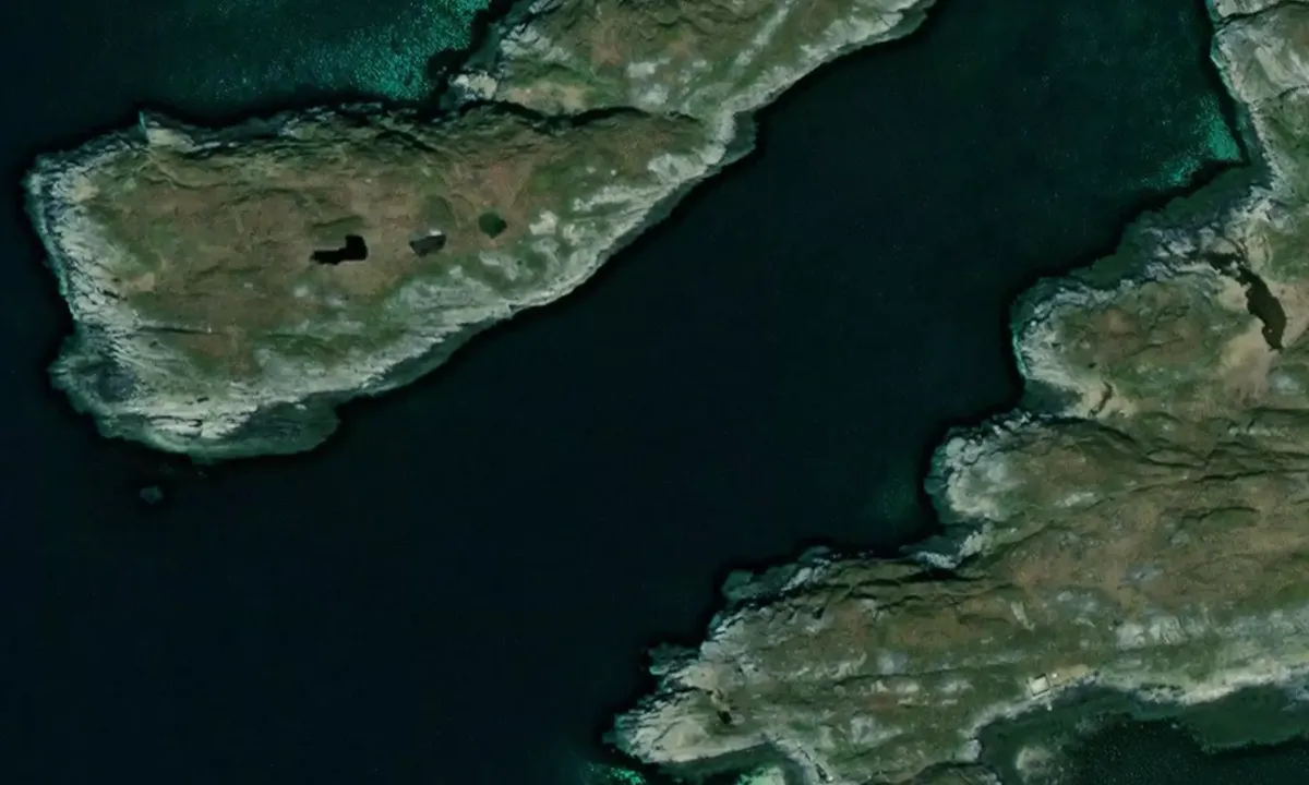 Satelite image of Gamskjær