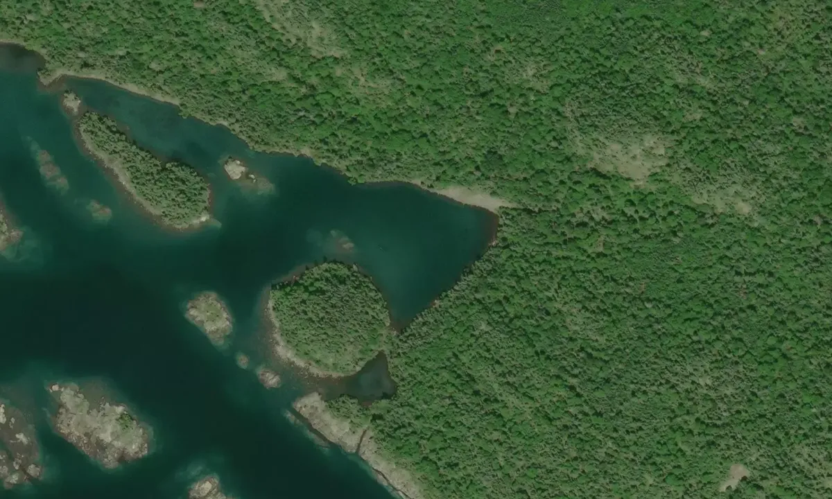 Satelite image of Ganley Harbor
