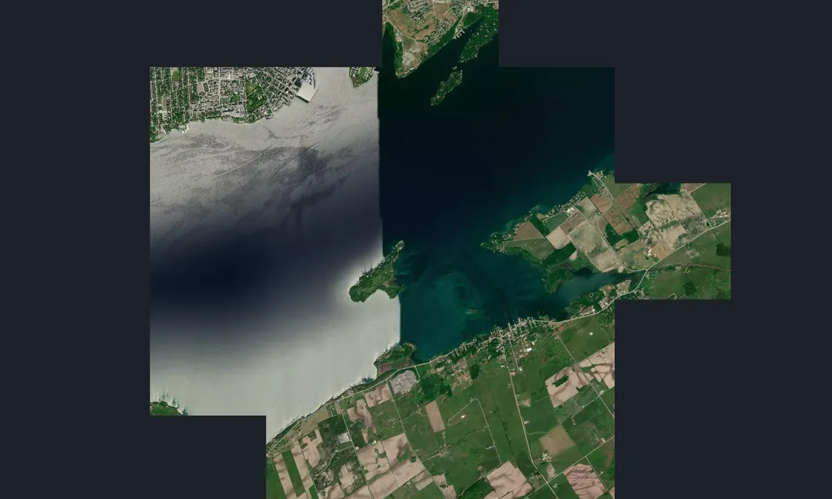 Flyfoto av Garden Island East