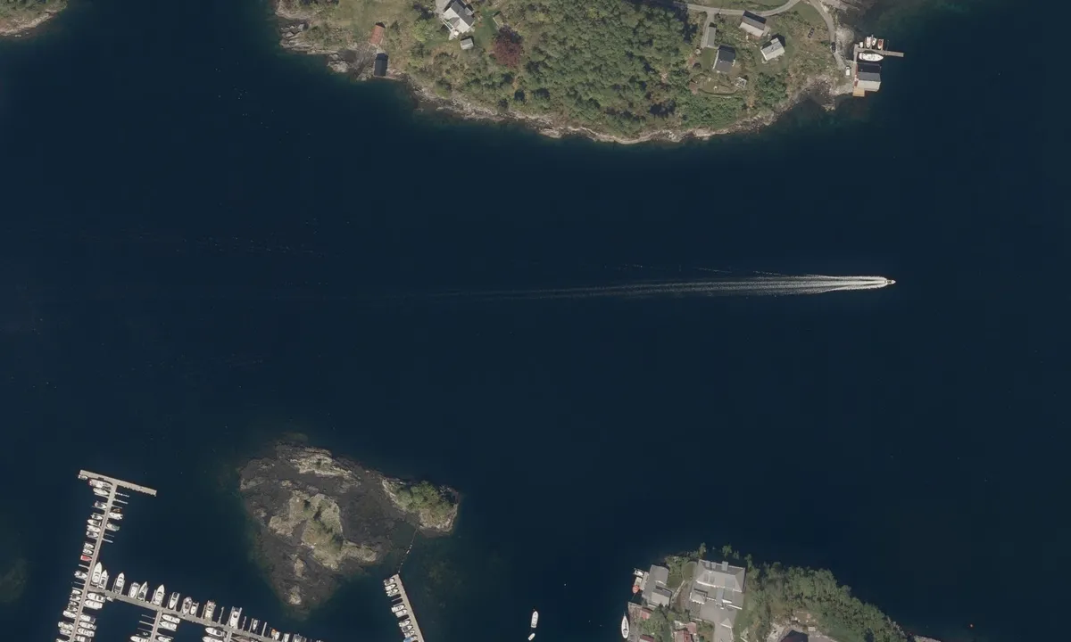 Flyfoto av Gåseidvika - Ålesund