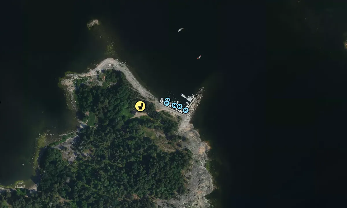 Satelite image of Gåsgrundet