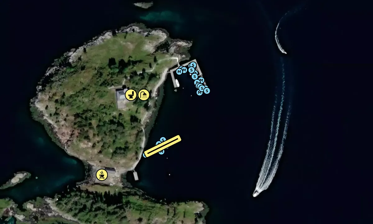 Satelite image of Gåsholmen