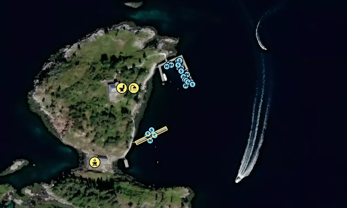 Satelite image of Gåsholmen