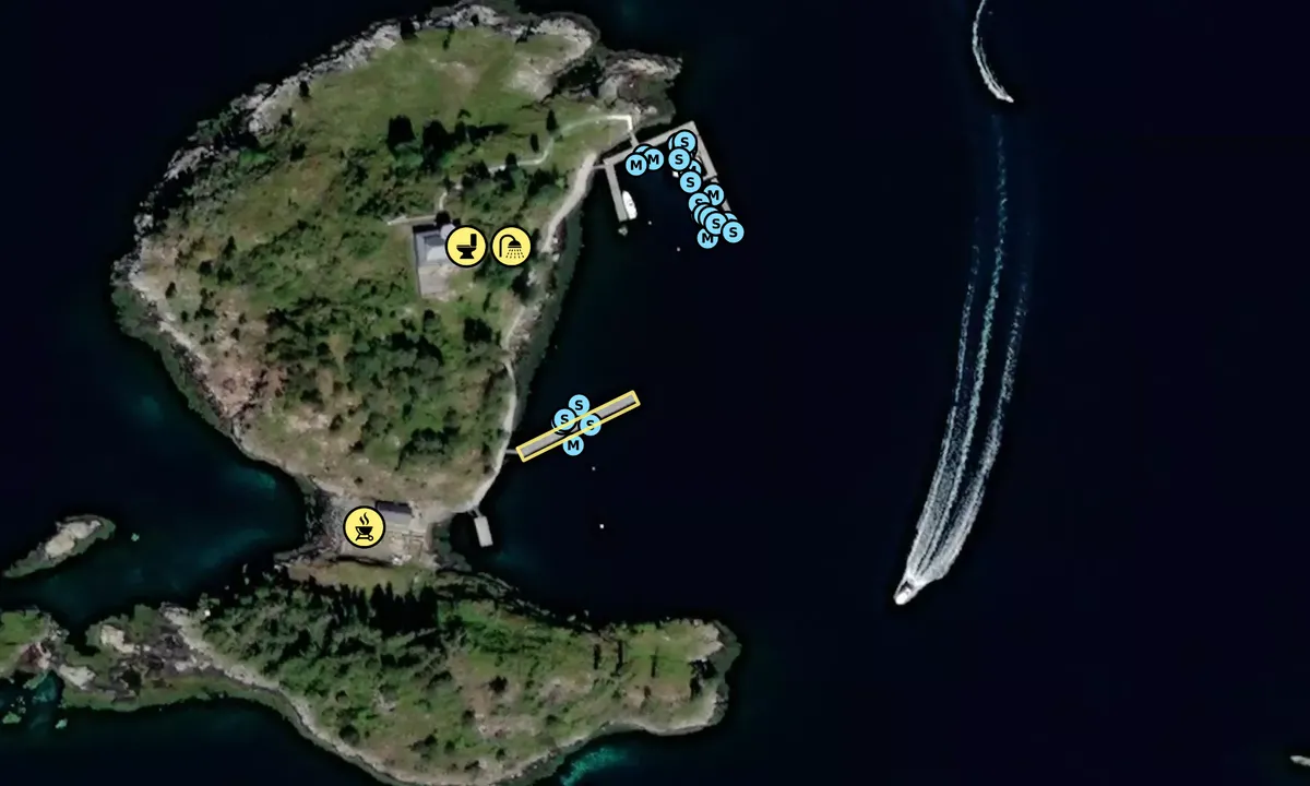 Satelite image of Gåsholmen