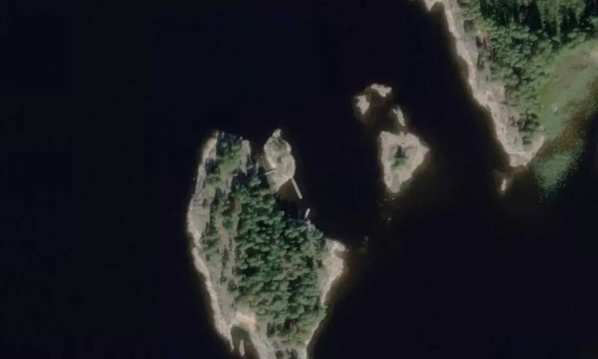 Satelite image of Gåsön