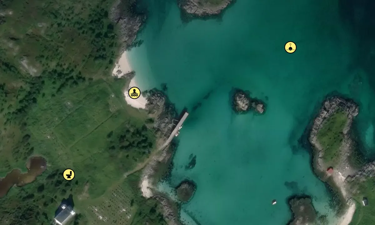 Satelite image of Gåsvær - Troms