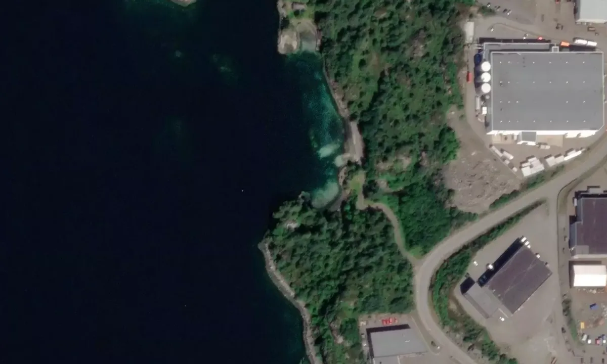 Satelite image of Geitvika