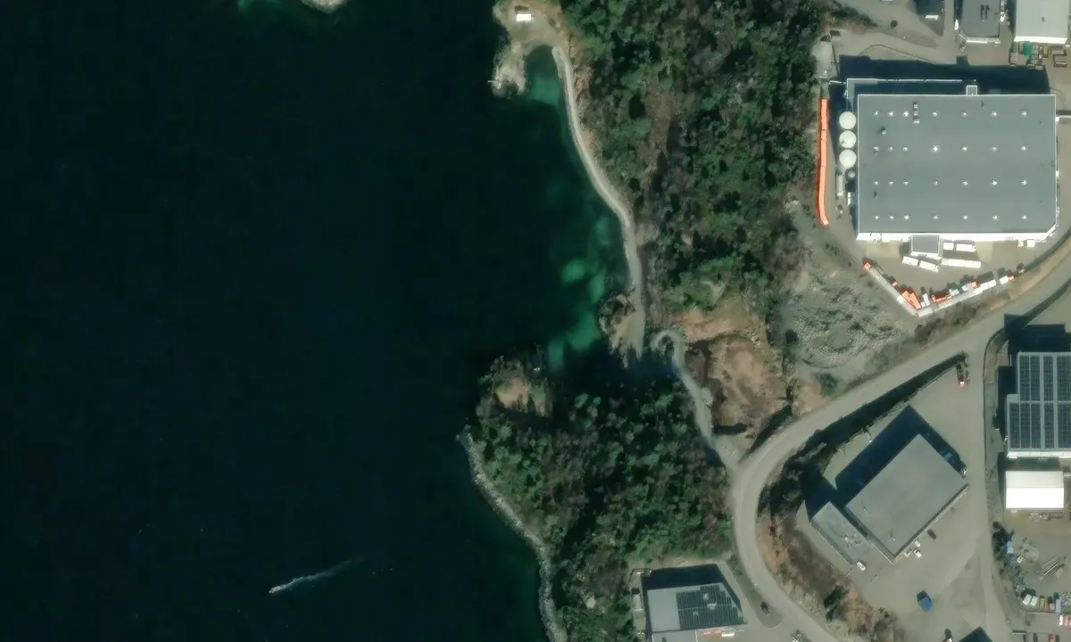 Satelite image of Geitvika