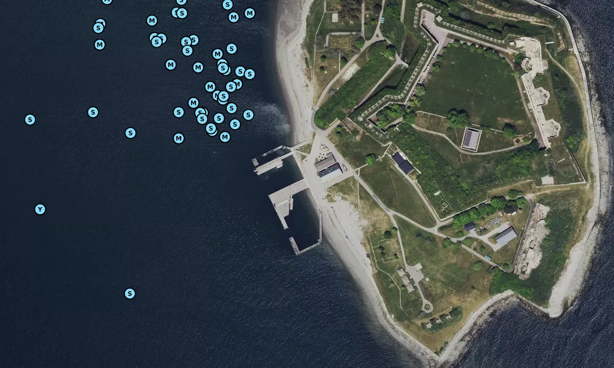 Satelite image of Georges Island