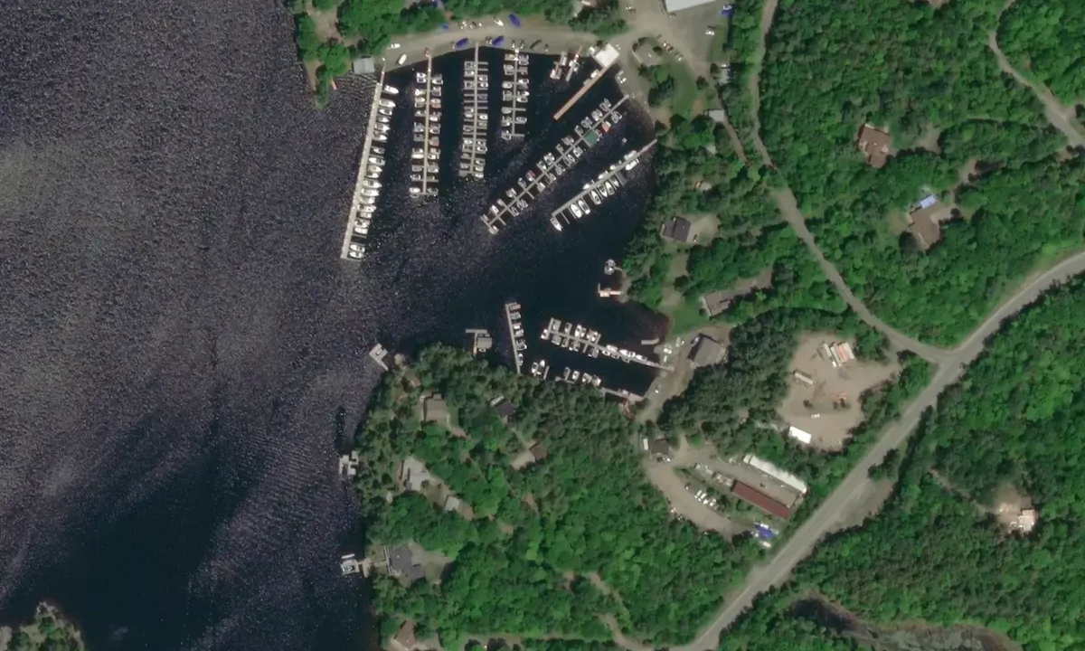 Satelite image of Georgian Bay Marina