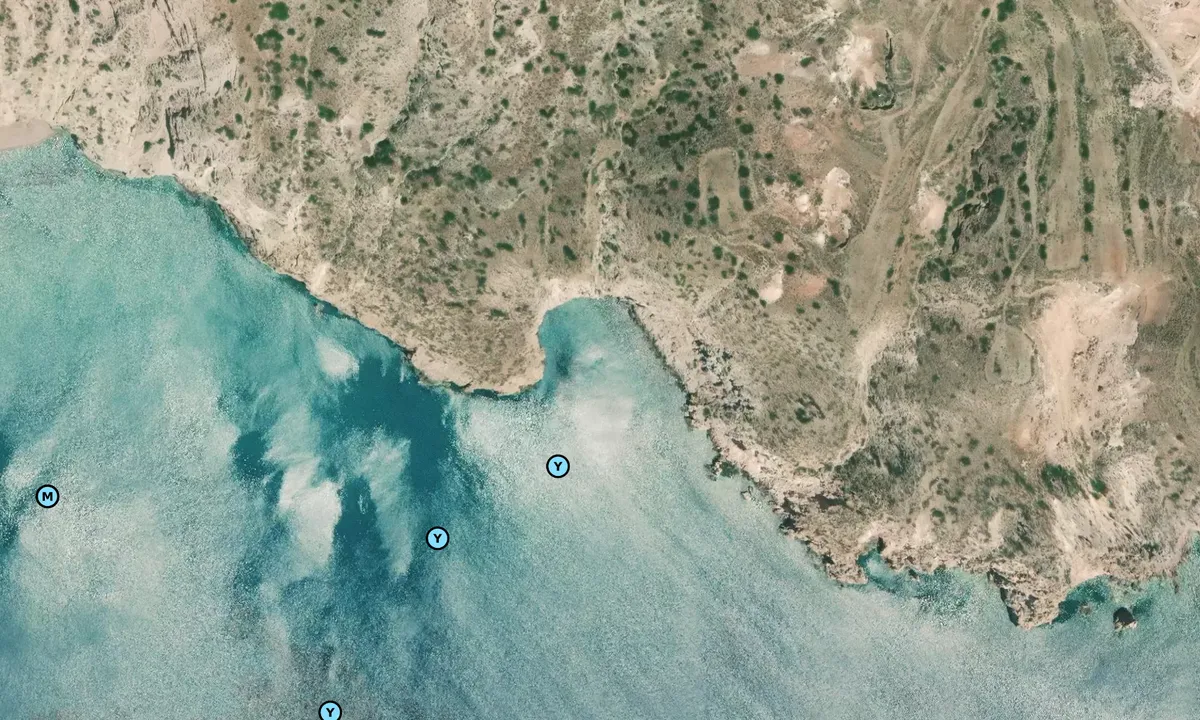 Satelite image of Gerakas hot spring