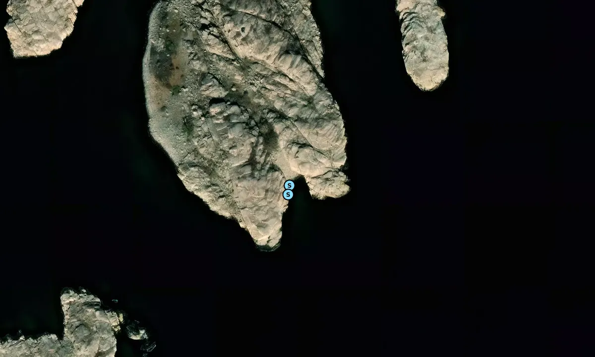 Satelite image of Getryggen syd