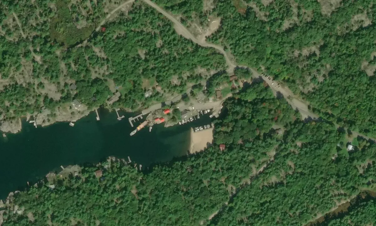 Satelite image of Gilly's Marina and Restaurant