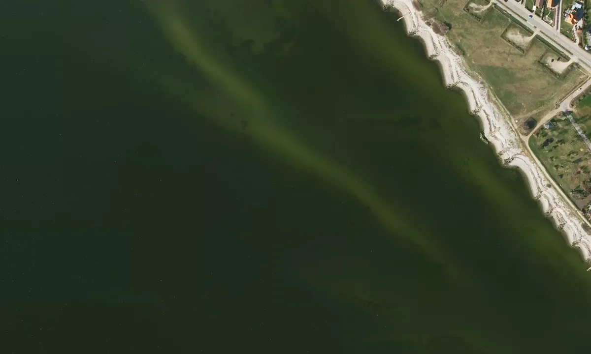 Flyfoto av Gisseløre Sand bouy