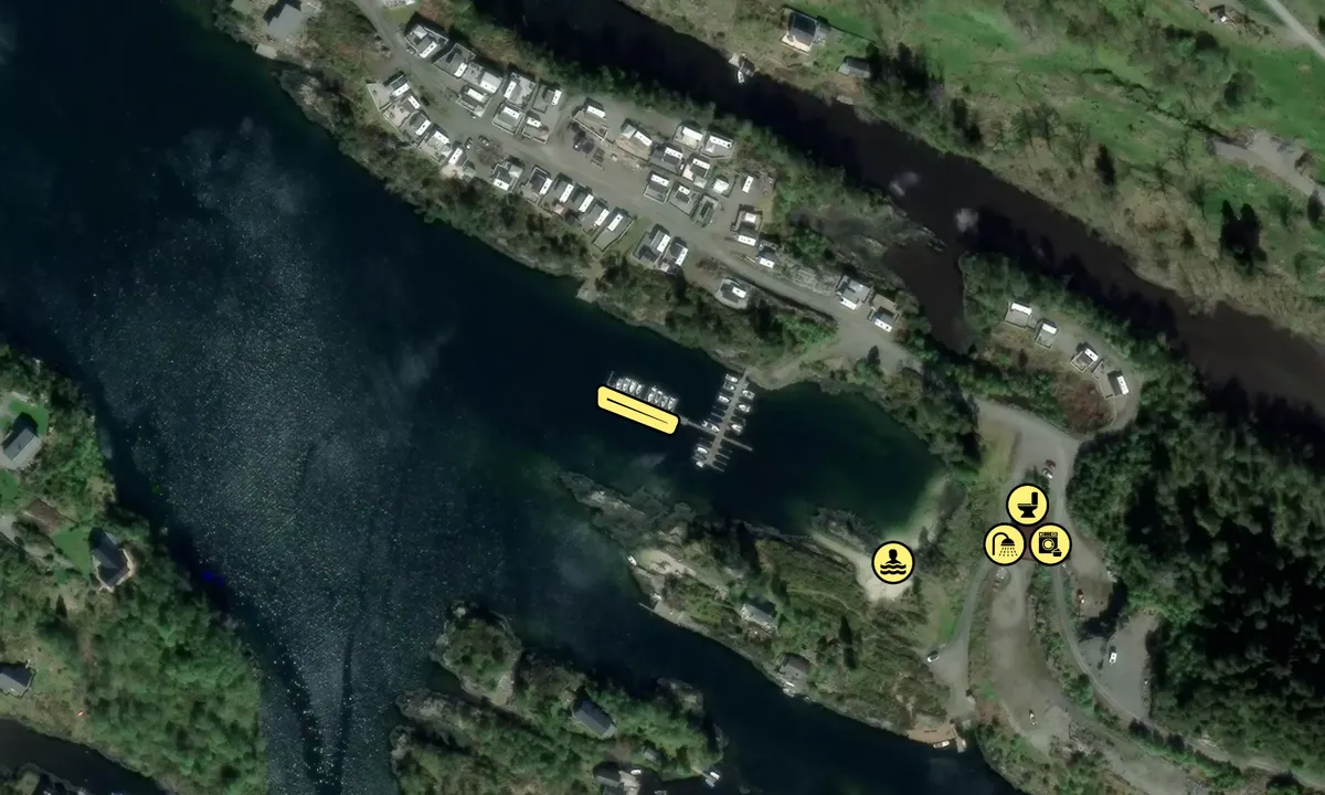 Satelite image of Gjerdhaugvika