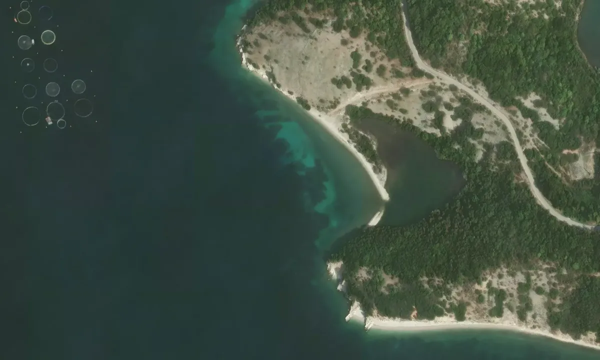 Satelite image of Gjiri i Ftelias