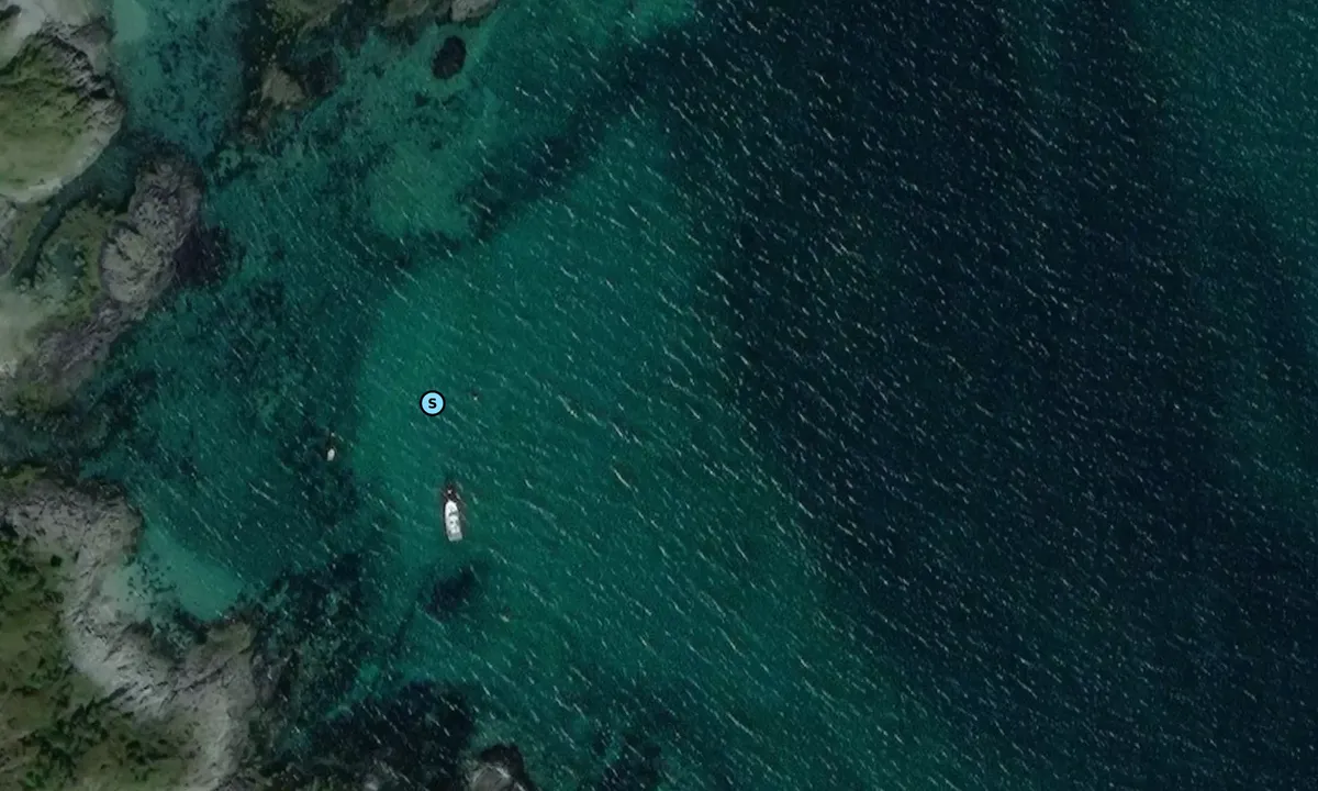 Satelite image of Gjøssøysund